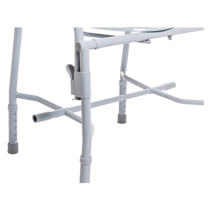 drive™ Deluxe Steel Drop-Arm Commode Chair