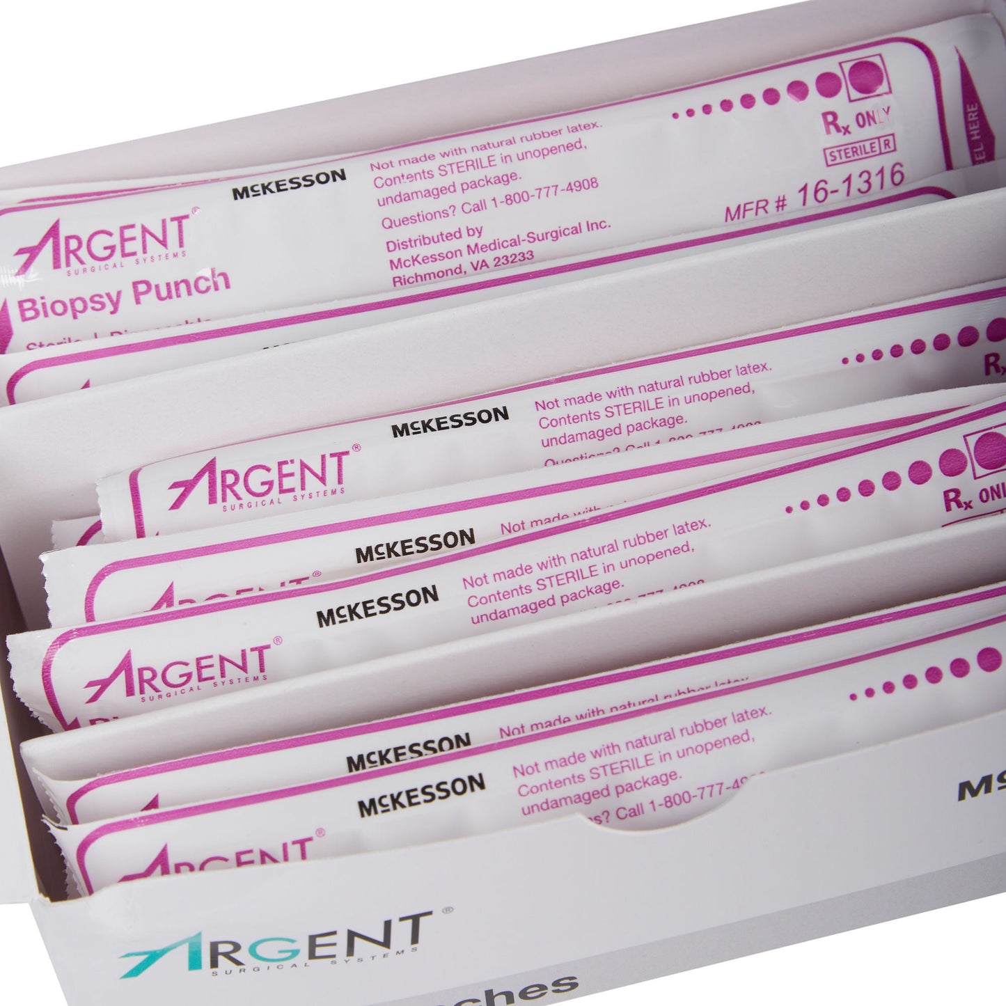 McKesson Argent™ Disposable Biopsy Punches, 8.0 mm – Box of 25 - view 3