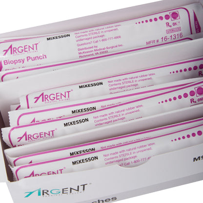 McKesson Argent™ Disposable Biopsy Punches, 8.0 mm – Box of 25 - view 3