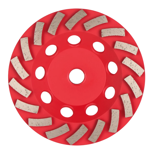 Milwaukee 5" DIAMOND MAX Turbo Diamond Cup Wheel - 18 Segment 49-93-7790 | Diamond Coated