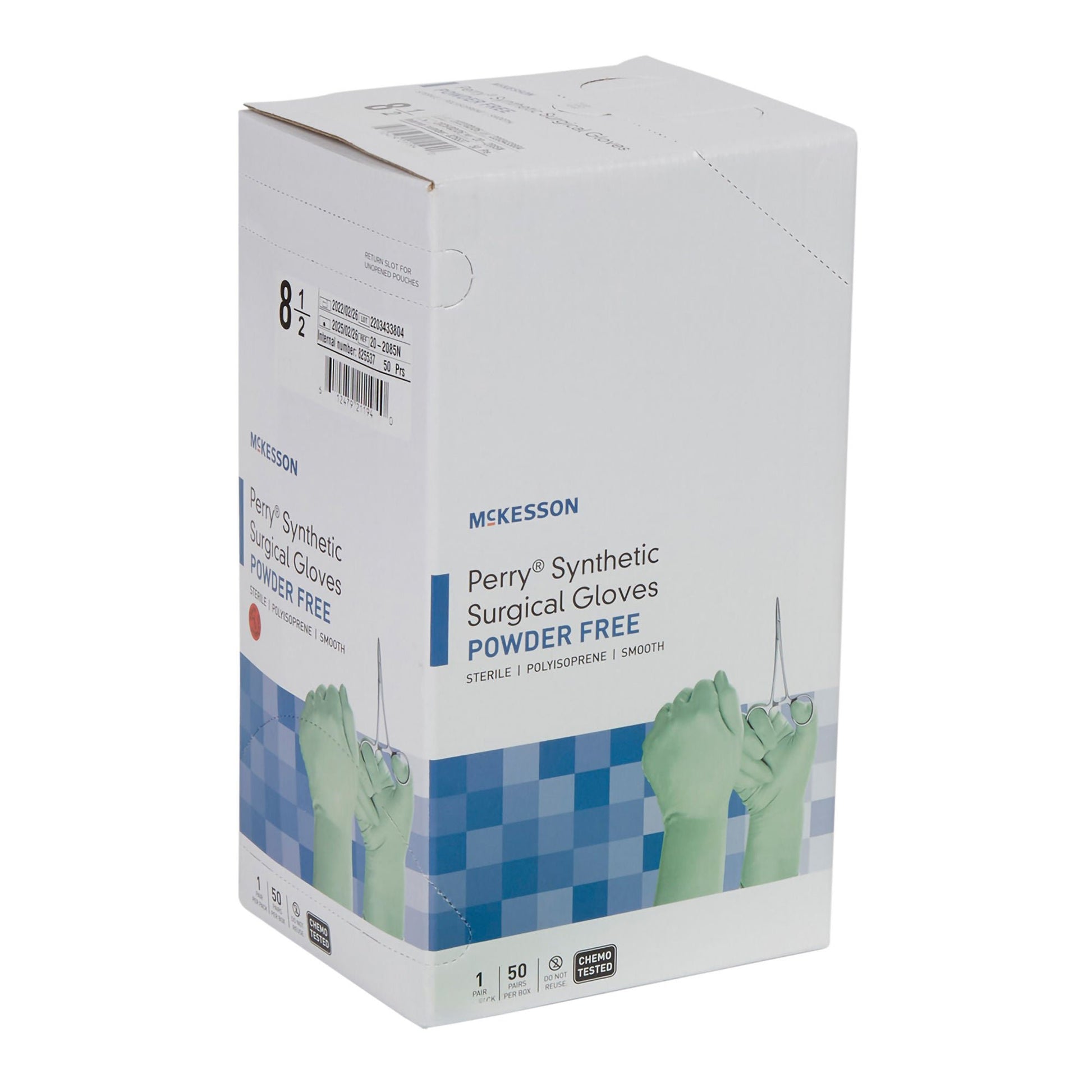 Sterile McKesson Perry® Performance Plus Polyisoprene Surgical Gloves, Green - view 6
