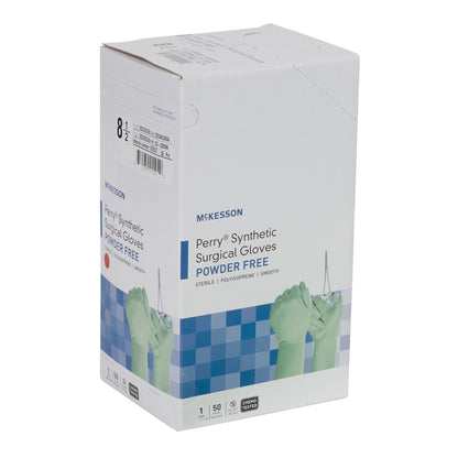 Sterile McKesson Perry® Performance Plus Polyisoprene Surgical Gloves, Green - view 6