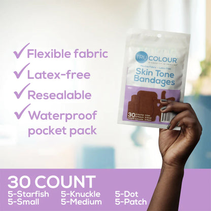TruColour® Dark Brown Adhesive Strips, Assorted Shapes and Sizes