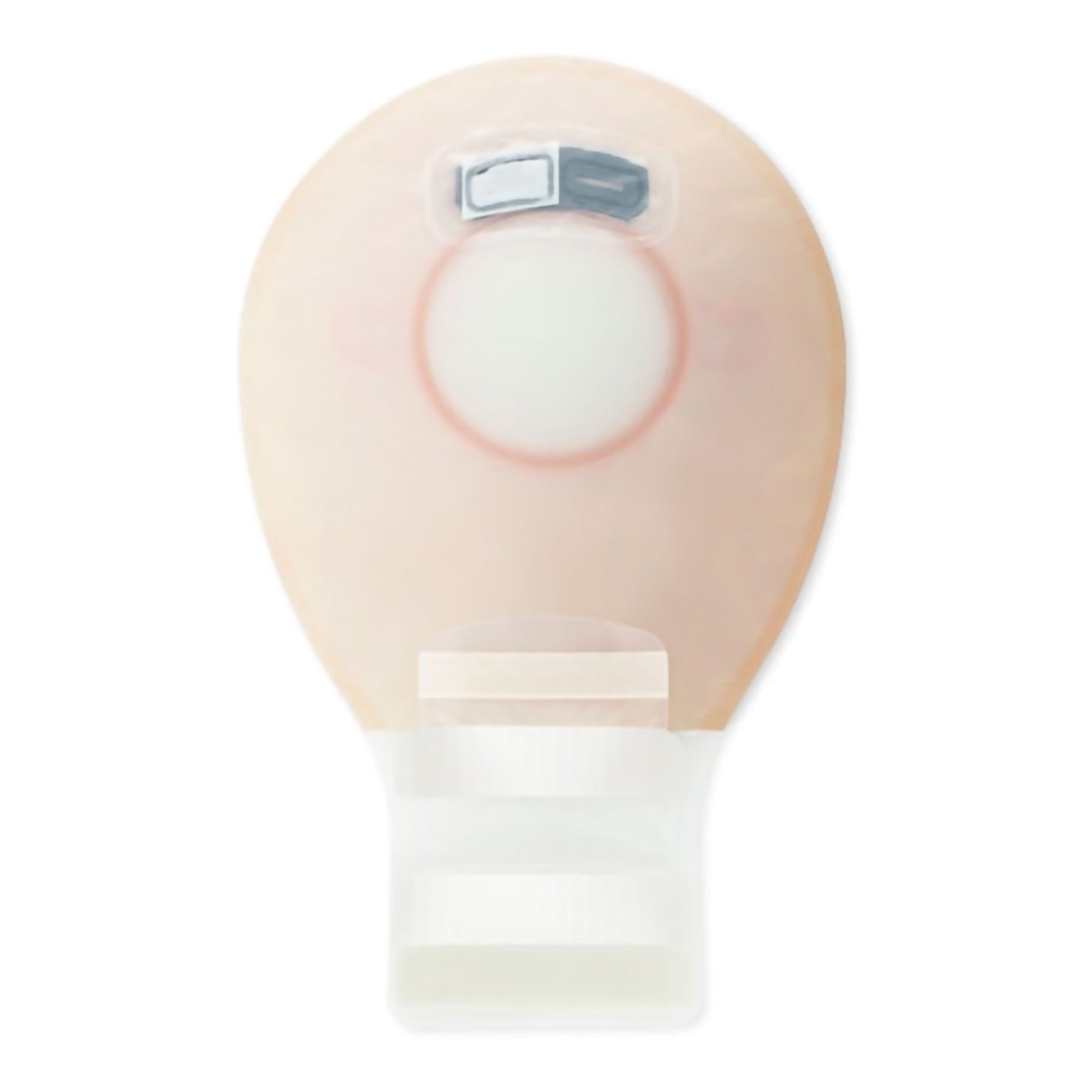 New Image™ Two-Piece Transparent Ostomy Pouch, Pre-cut to Fit Stomas, Green