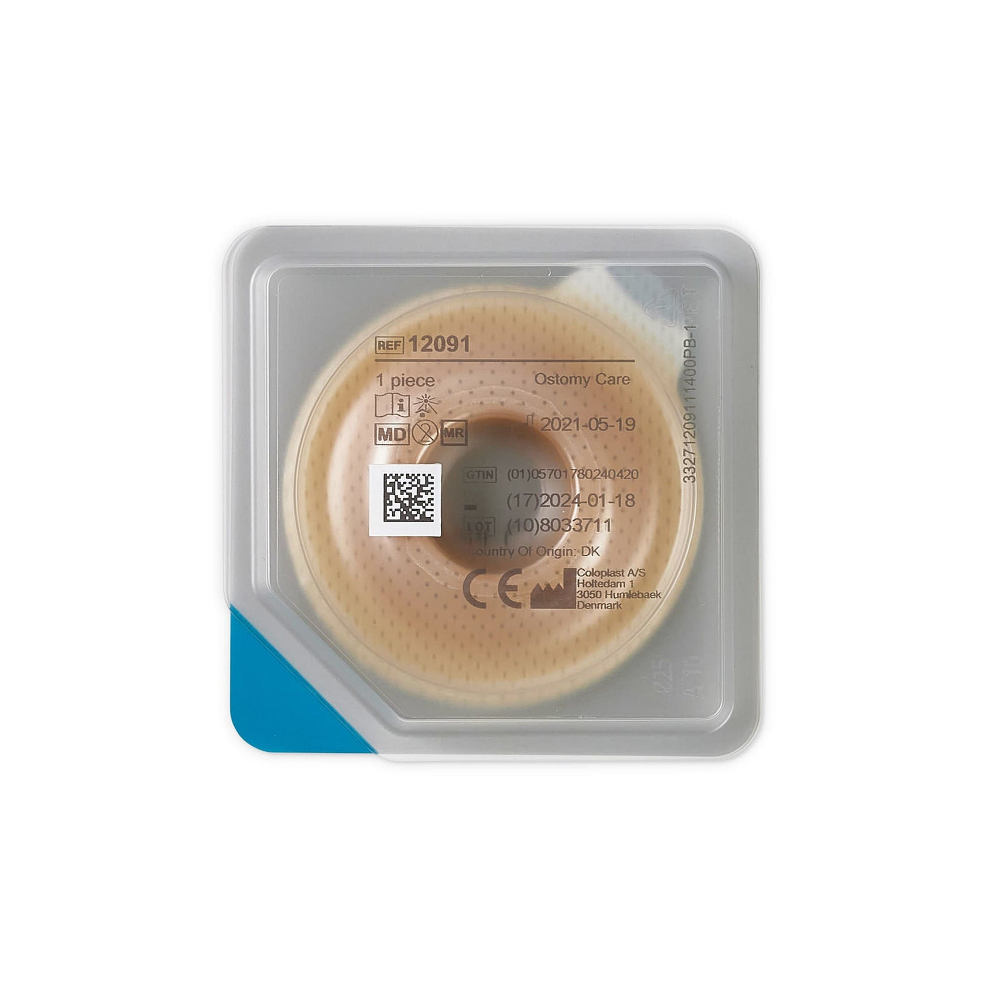 Brava Ostomy Seal Convex, Starter Hole (25mm) For Use with Ostomy Pouch
