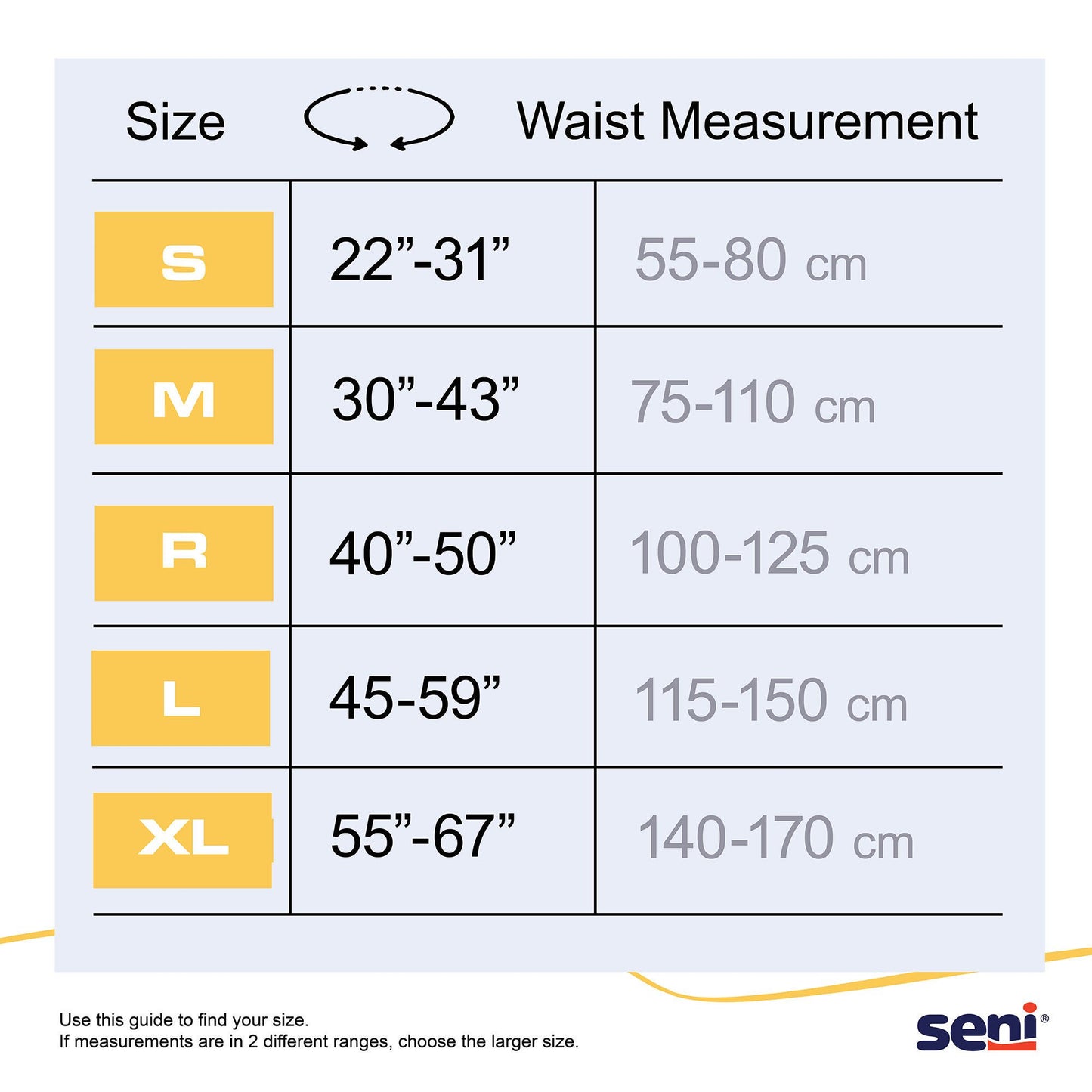Seni Classic Incontinence Briefs for Men and Women, Moderate Absorbency