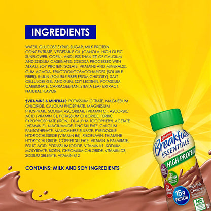 Carnation Breakfast Essentials® High Protein Chocolate Nutritional Drink