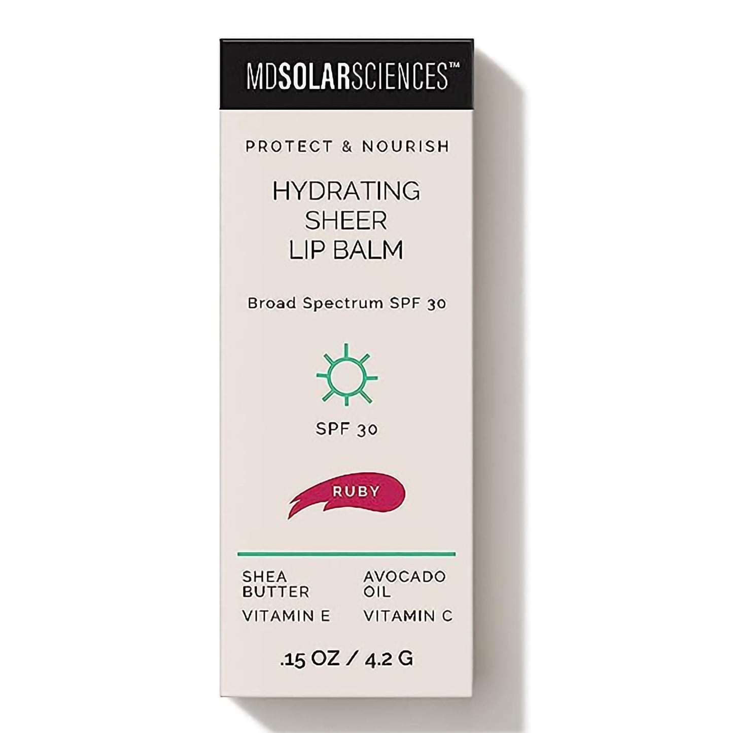 MDSolarSciences® Hydrating Sheer Lip Balm, Ruby (Red)