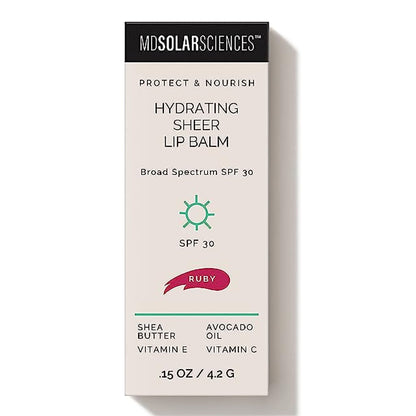 MDSolarSciences® Hydrating Sheer Lip Balm, Ruby (Red)