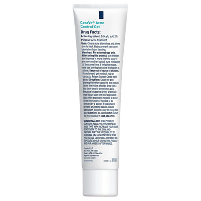 CeraVe® 2% Salicylic Acid Acne Control Gel, Tube