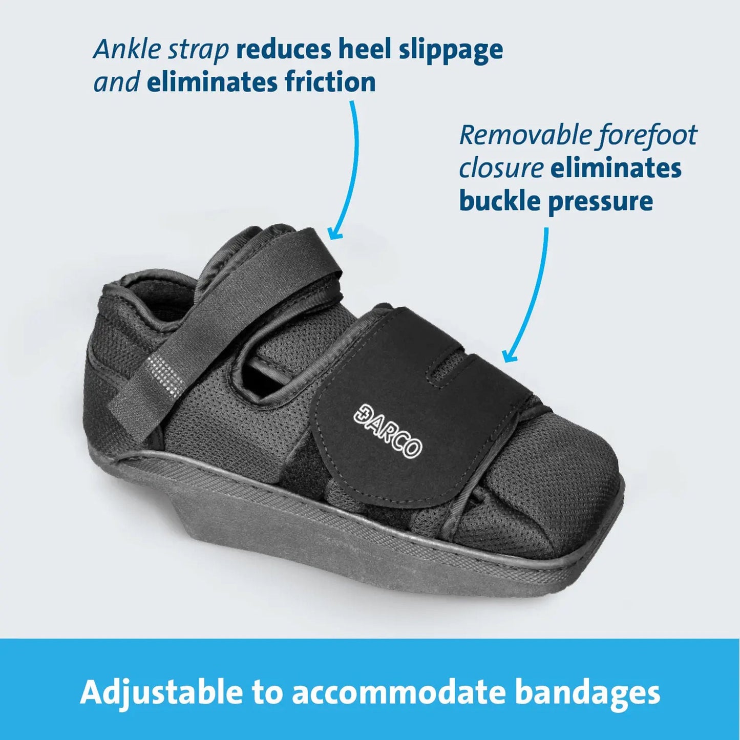 Darco® HeelWedge™ Post-Op Shoe, Large