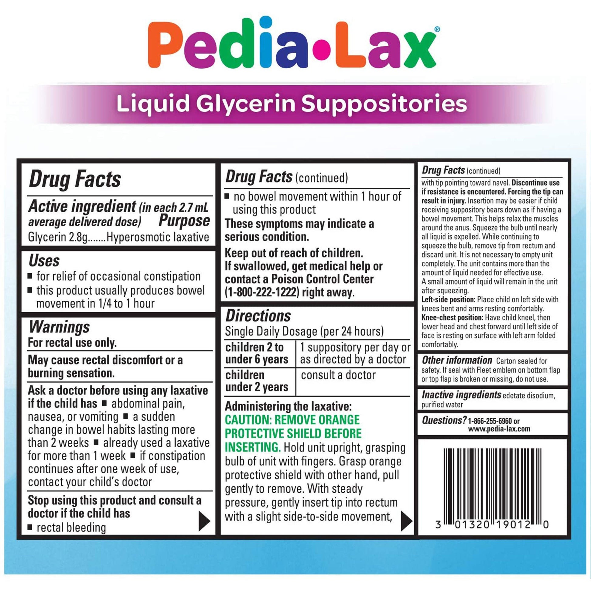 Pedia-Lax® Glycerin Laxative