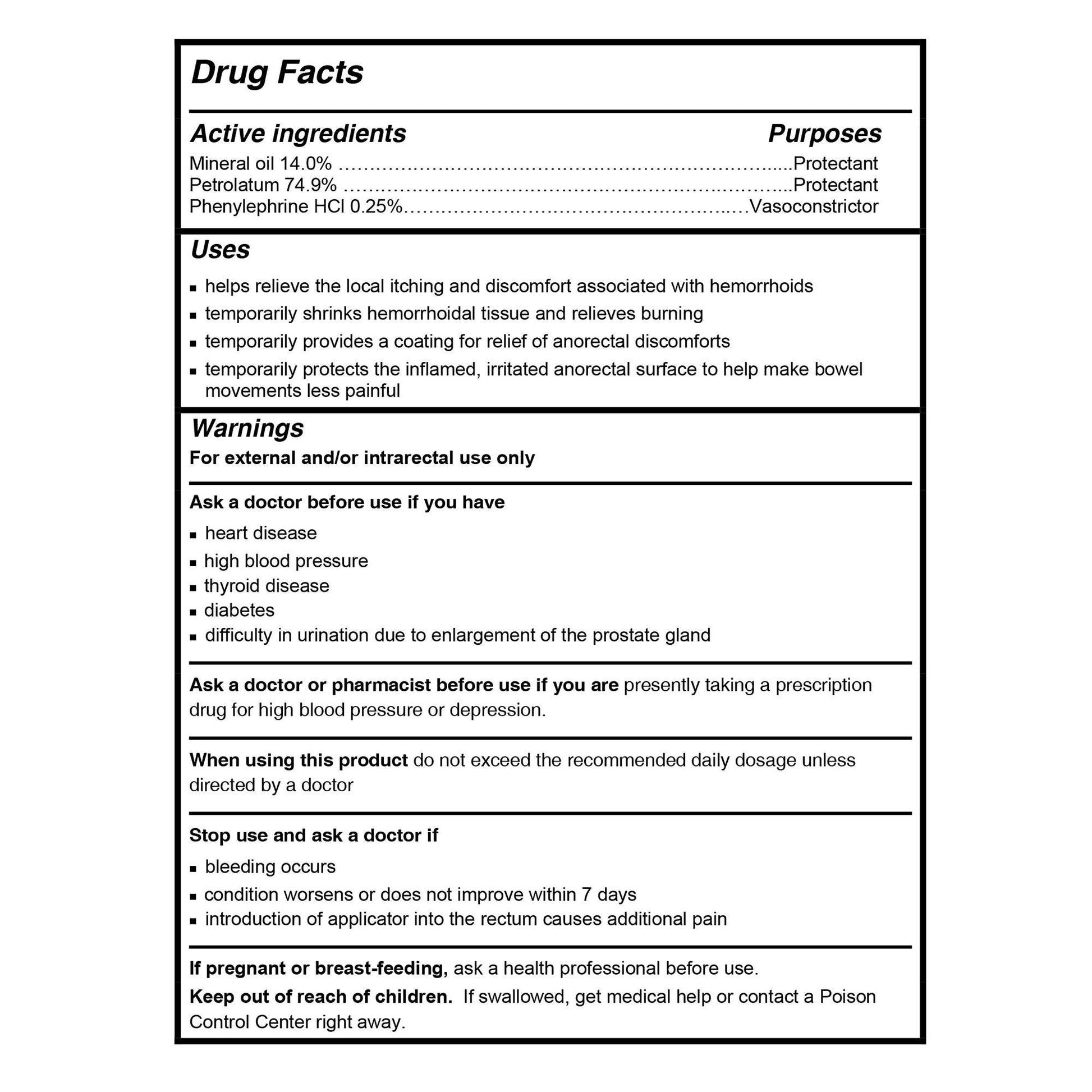 Preparation H Hemorrhoidal Ointment, tube