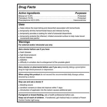 Preparation H Hemorrhoidal Ointment, tube