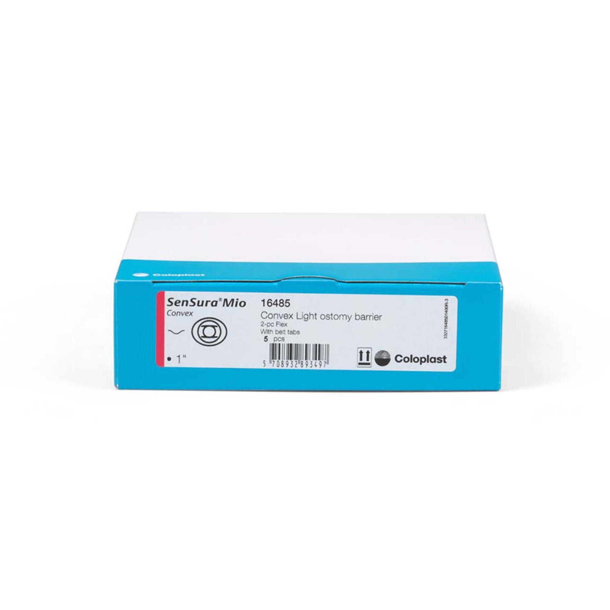 SenSura® Mio Flex Convex Light Ostomy Barrier, Stoma Opening, Red Match