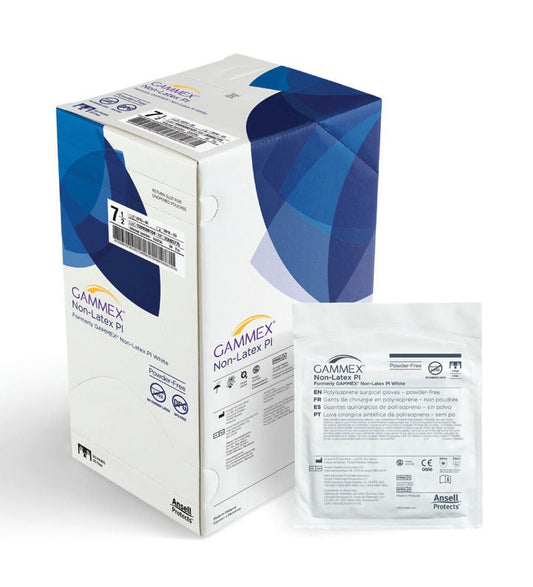 Sterile GAMMEX® Non-Latex PI Polyisoprene Surgical Gloves, White