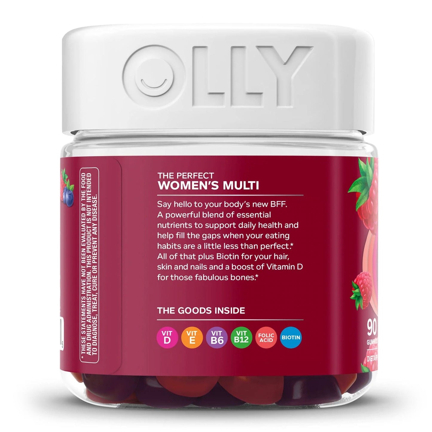 Olly The Perfect Women's Multi Gummies, Blissful Berry