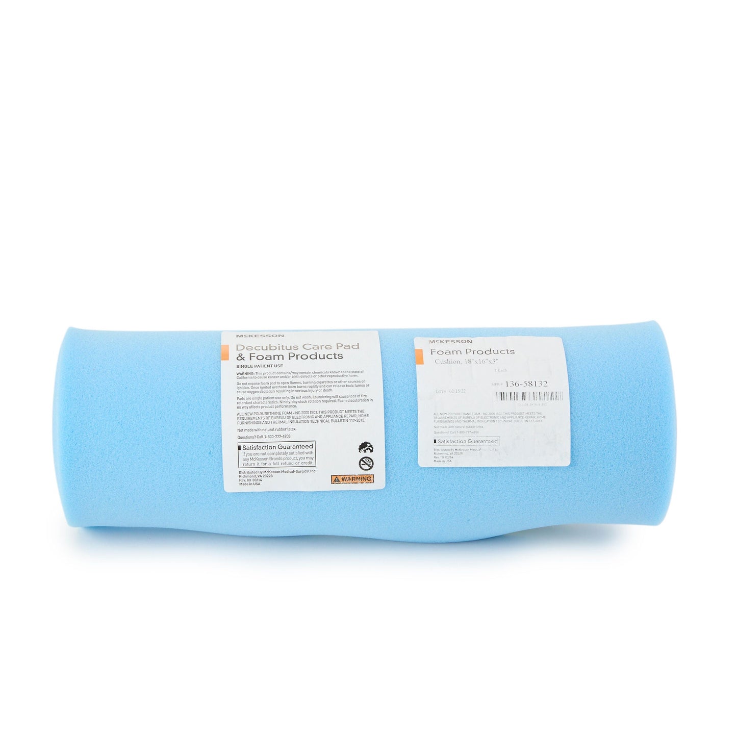 McKesson Seat Cushion, 18 W X 16 D X 3 H Inch
