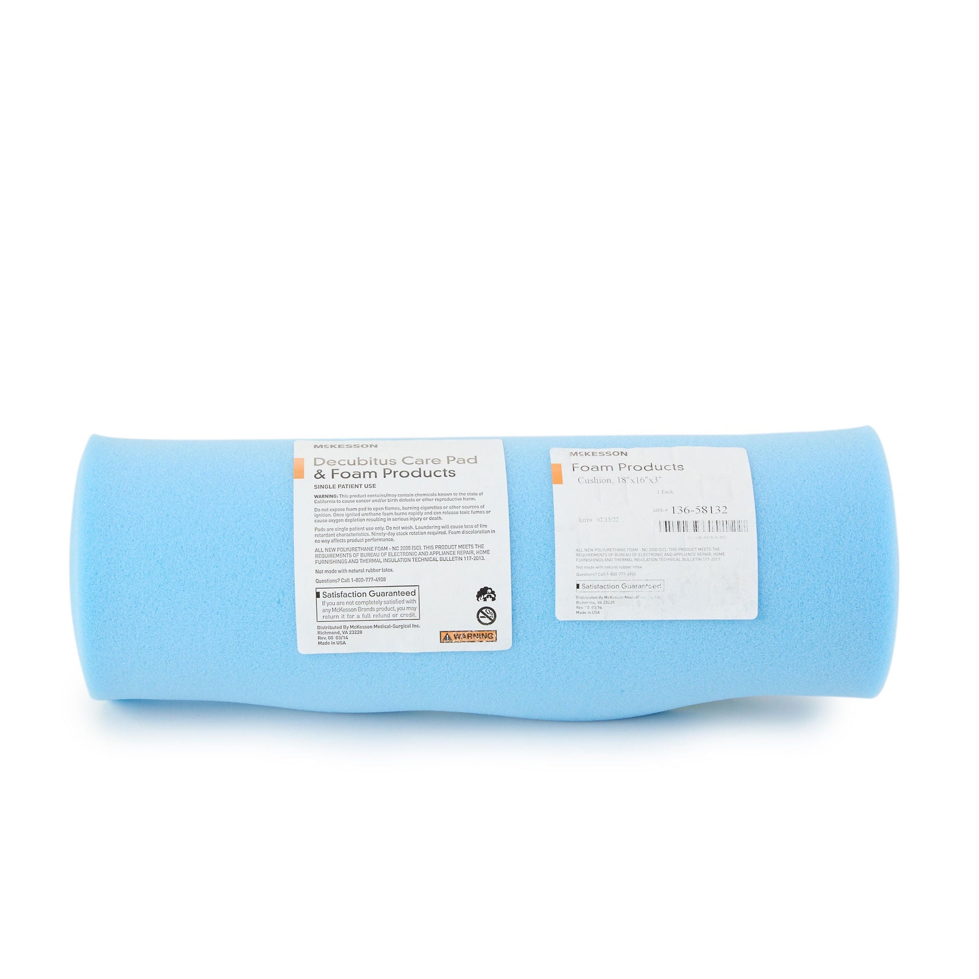 McKesson Seat Cushion, 18 W X 16 D X 3 H Inch