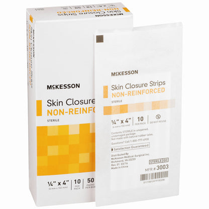 McKesson Nonreinforced Skin Closure Strip, .