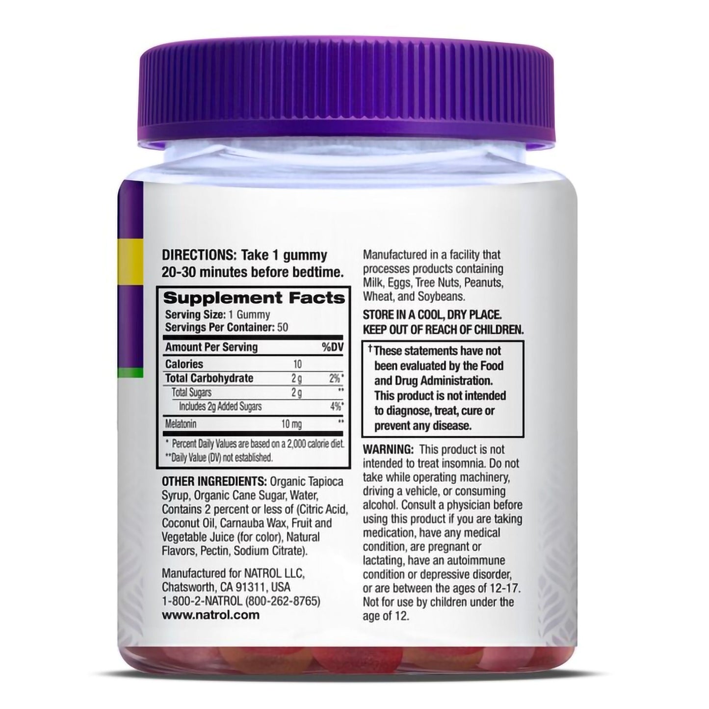 Natrol® MelatoninMAX® 10 mg Sleep Gummies Blueberry