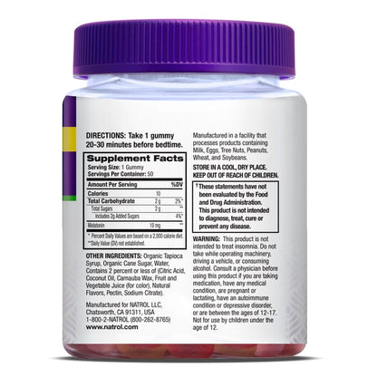 Natrol® MelatoninMAX® 10 mg Sleep Gummies Blueberry