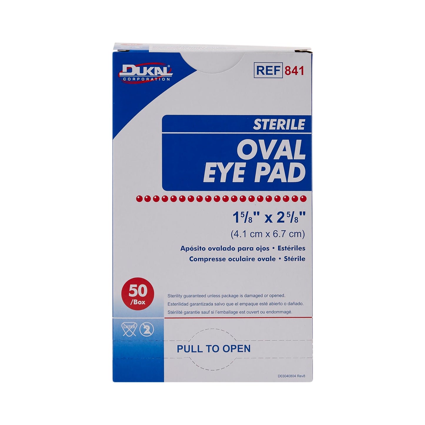 Dukal™ Small Eye Pad, Oval
