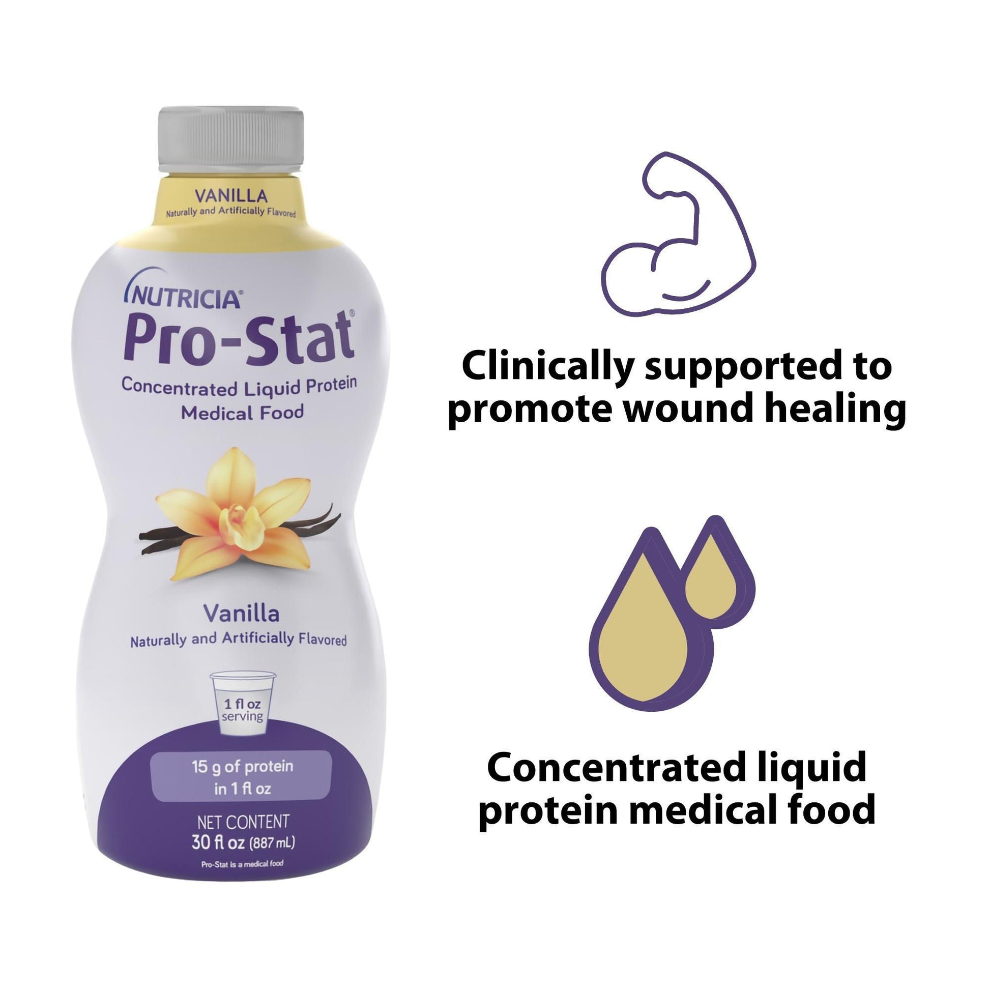 Pro-Stat® Vanilla Concentrated Liquid Protein Medical Food, bottle