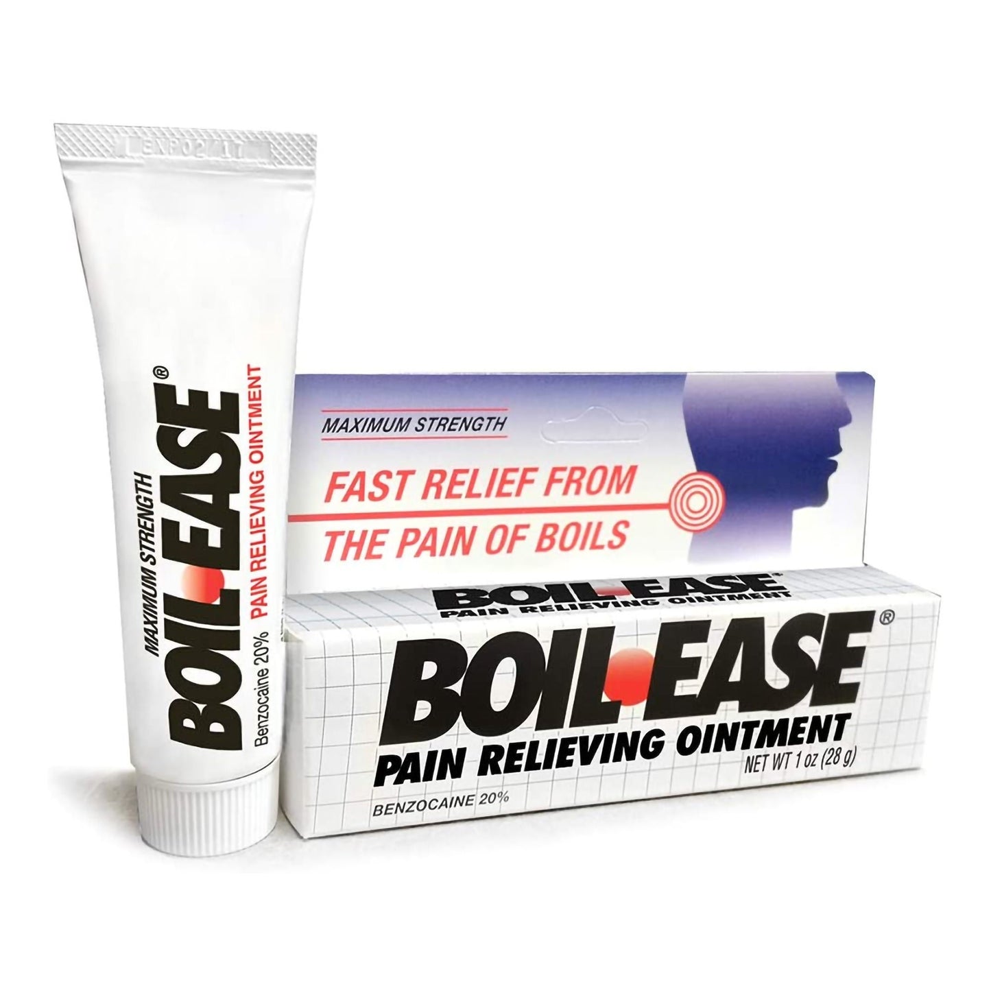 Boil Ease® Benzocaine Topical Pain Relief, Tube
