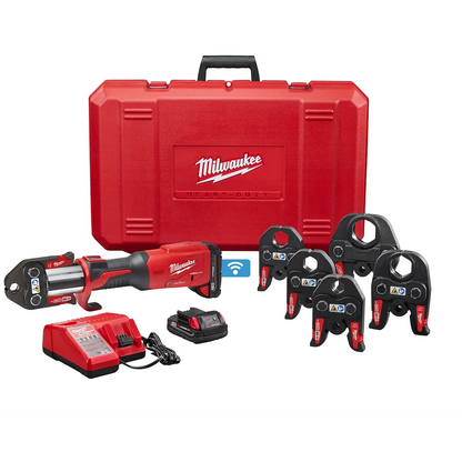 Milwaukee M18 FORCE LOGIC Press Tool w/ ONE-KEY w/ 1/2"-2" CTS Jaws 2922-22 | M18 Battery, Brushless