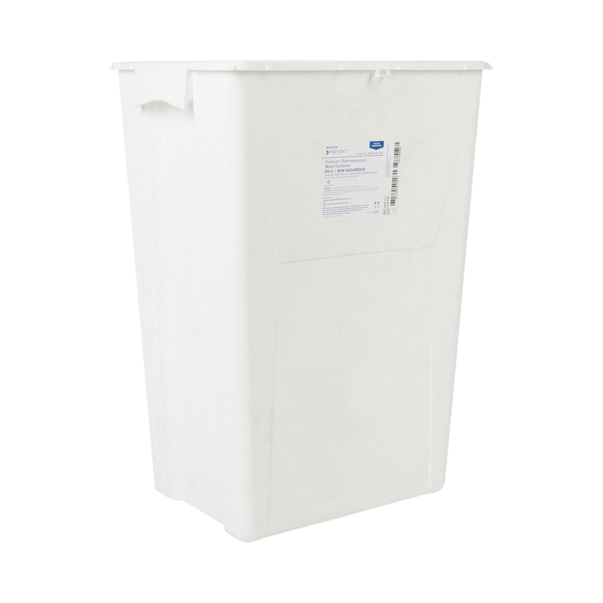 McKesson Prevent® Pharmaceutical Waste Container, Capacity