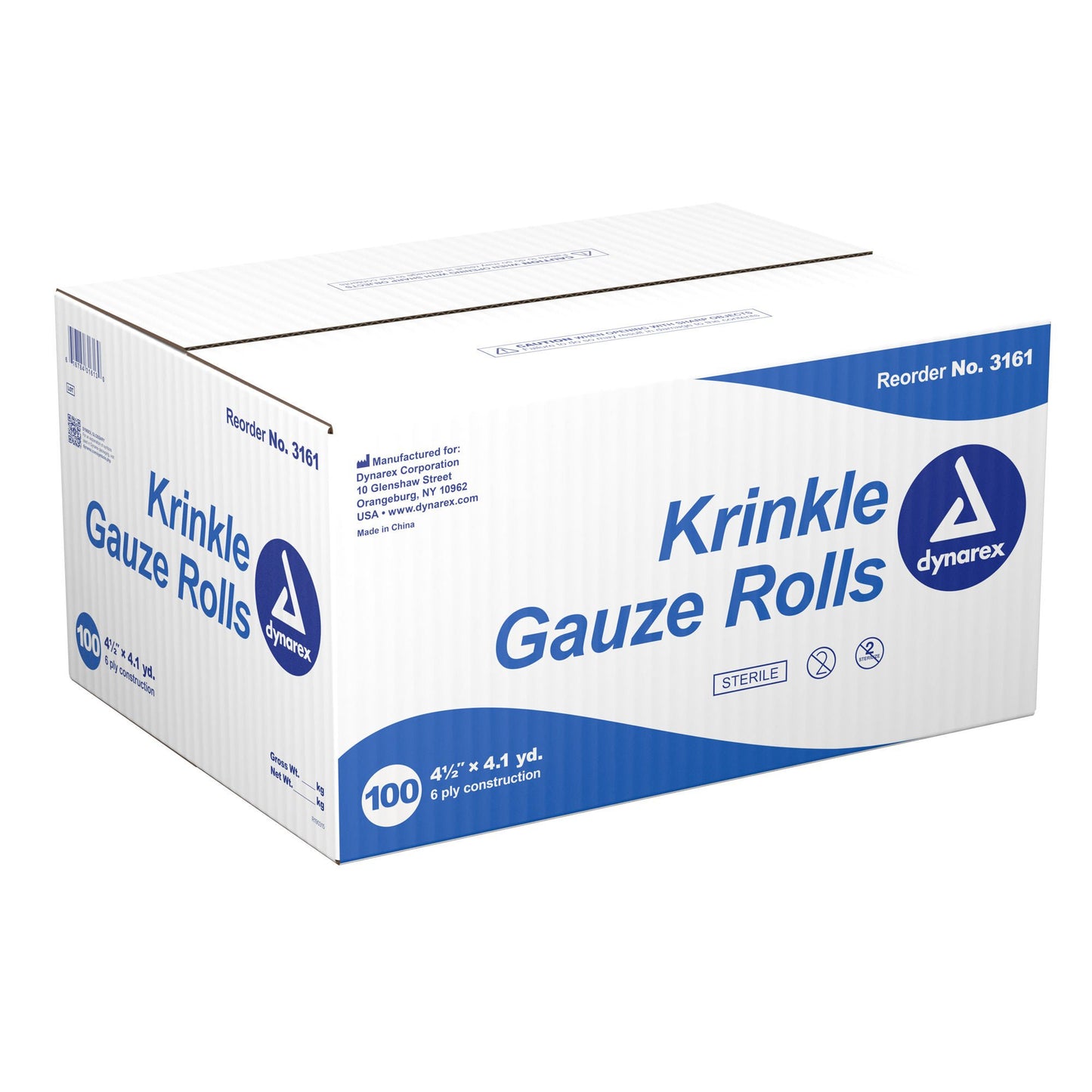 dynarex® Sterile Fluff Bandage Roll, Six-Ply