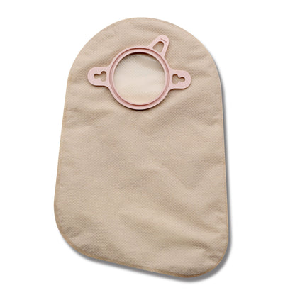 New Image™ 2-Piece Transparent Ostomy Pouch, Pre-cut to Fit , Green