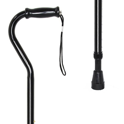 McKesson Steel Offset Cane, 29¾ – 37¾ Inch Height