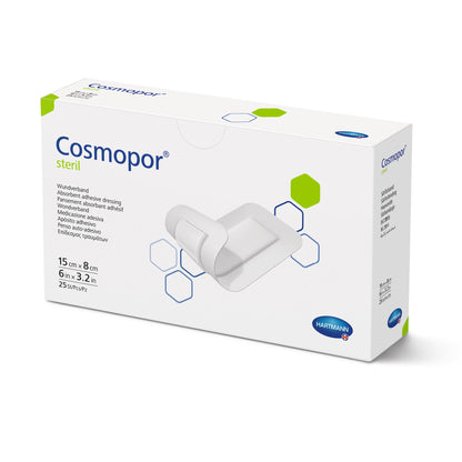 Cosmopor Steril Island Dressing Rectangle Sterile Water Resistant Backing