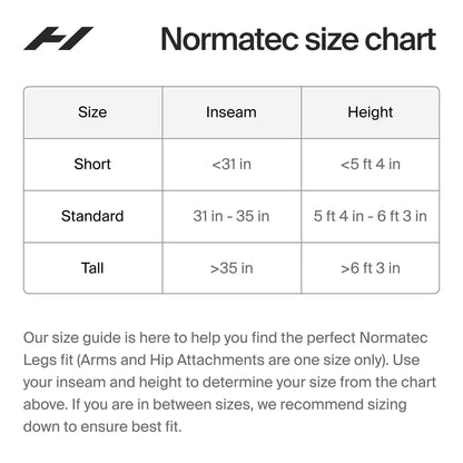 Hyperice Normatec Elite Compression Massage Garment, for Users 5'4" – 6'3"