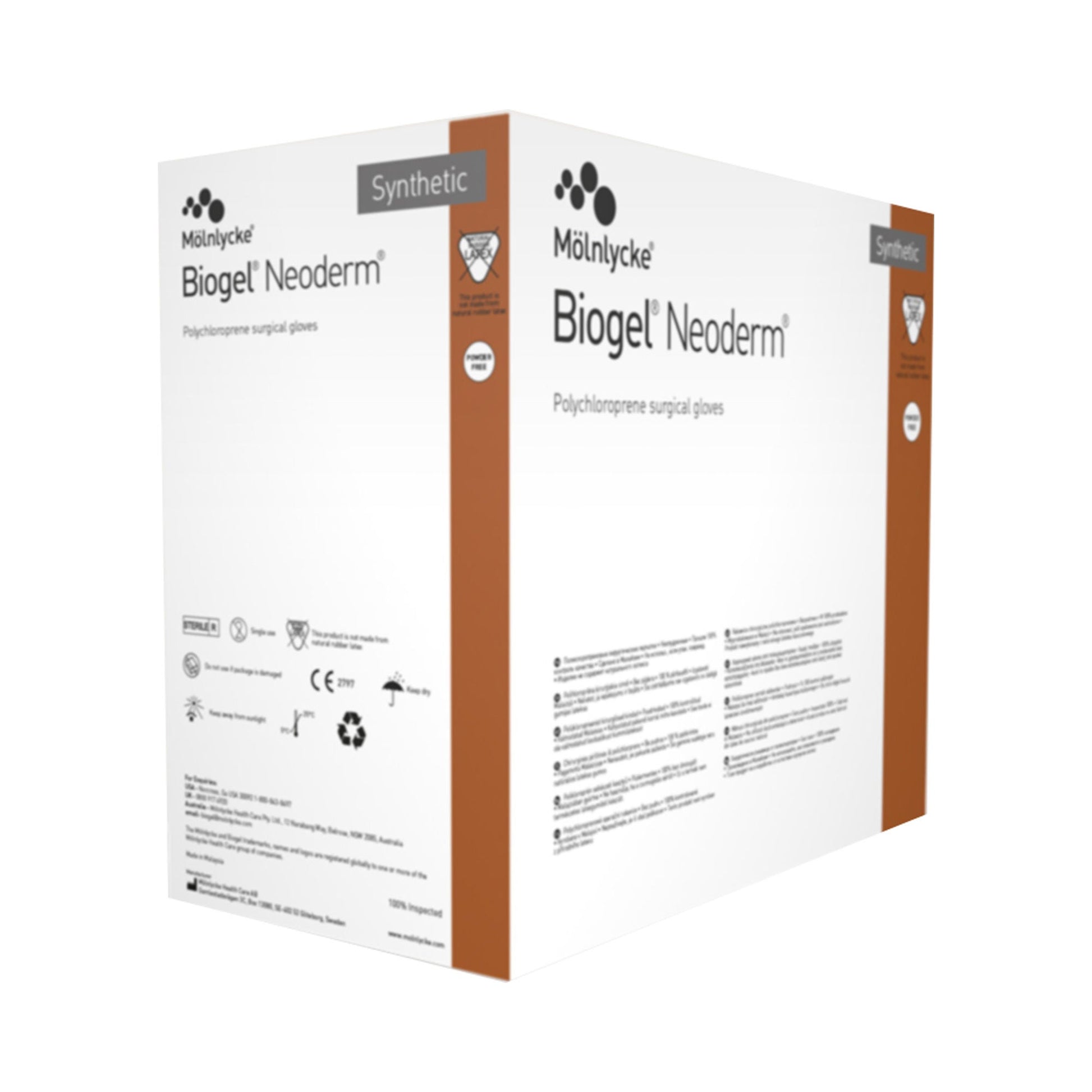 Sterile Biogel® NeoDerm® Polyisoprene Surgical Gloves, Light Brown - view 5
