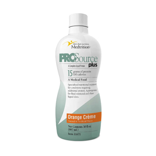 ProSource® Plus Orange Crème Collagen and Whey Protein Formula, Bottle