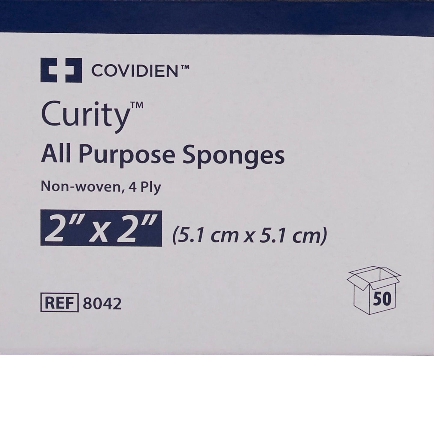 Curity™ Sterile Nonwoven Sponge, Four-Ply