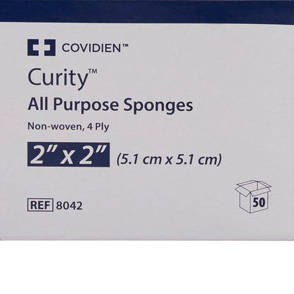 Curity™ Sterile Nonwoven Sponge, Four-Ply