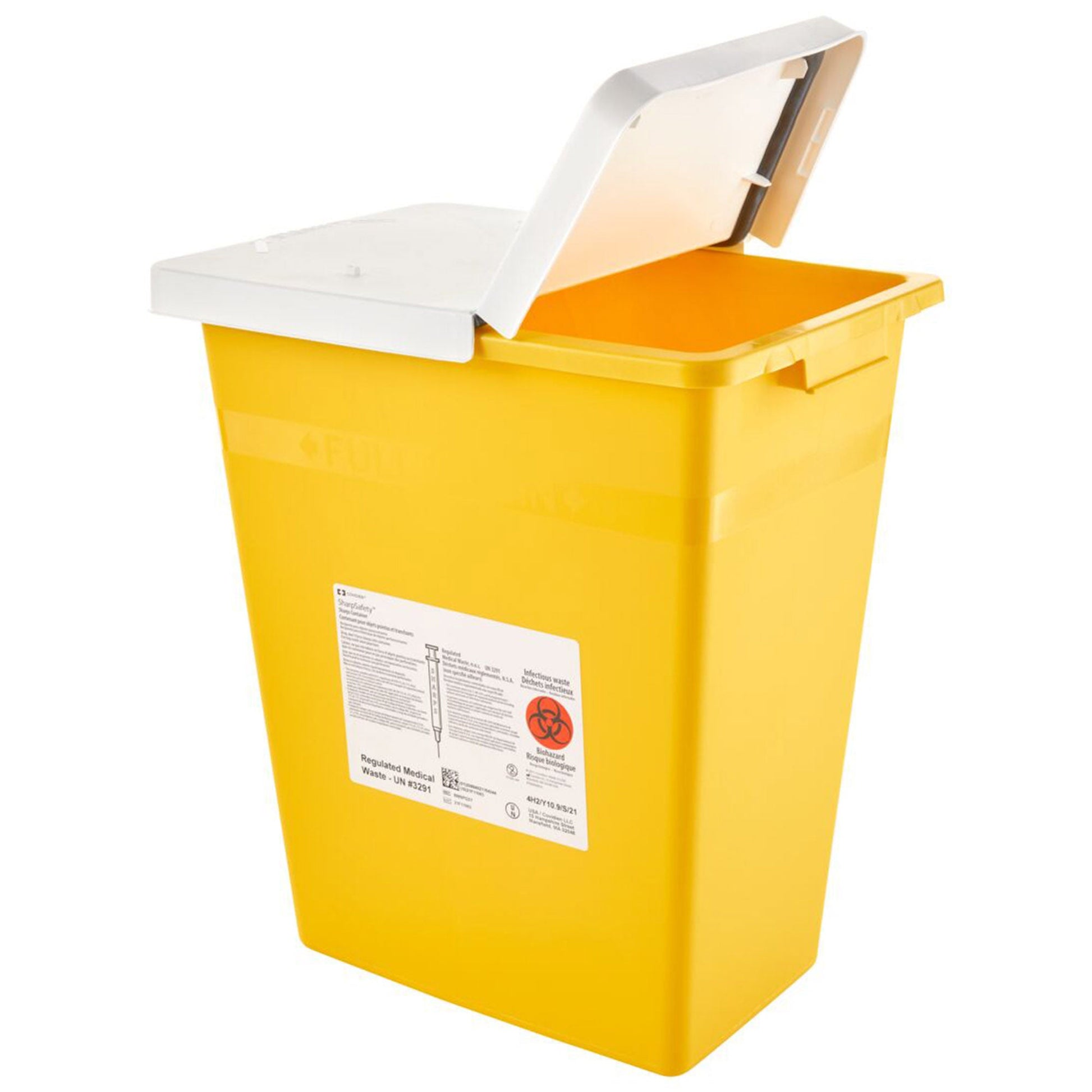 SharpSafety™ Chemotherapy Waste Container, 8 Gallon