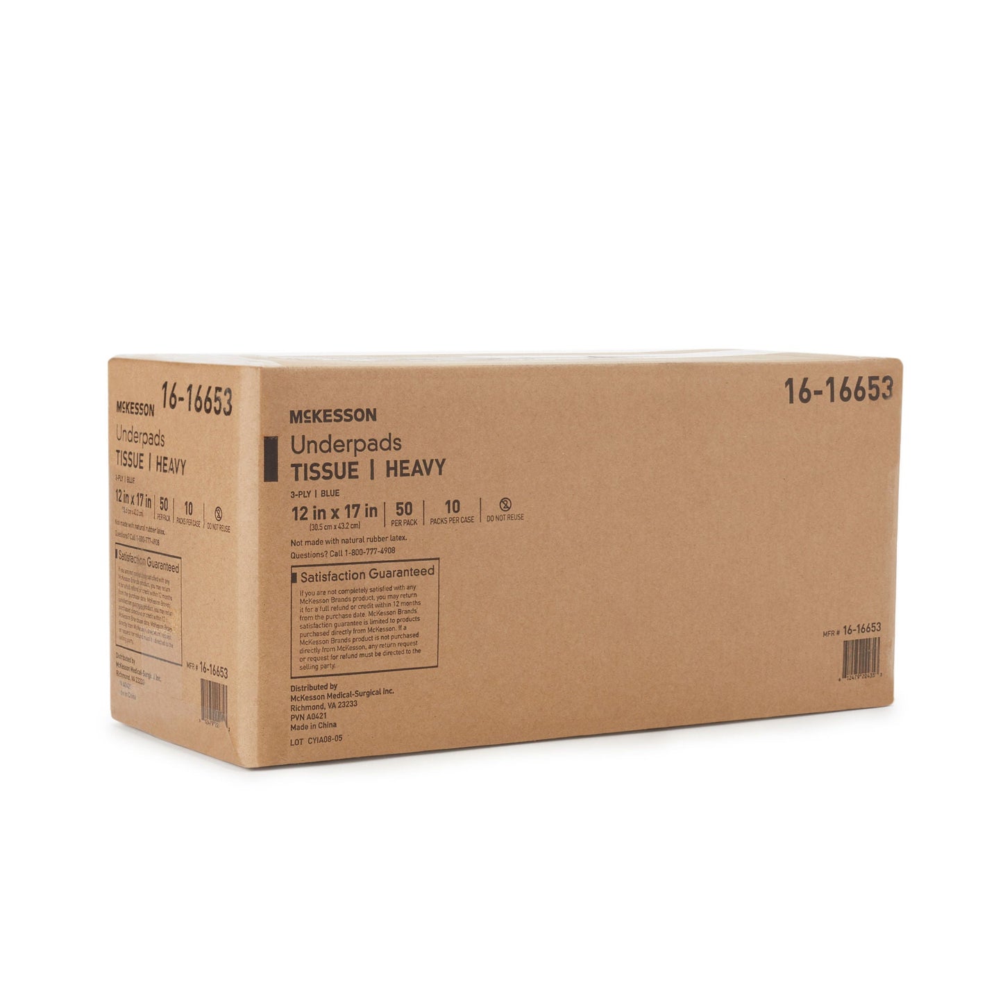 McKesson Blue Nonsterile Procedure Underpad