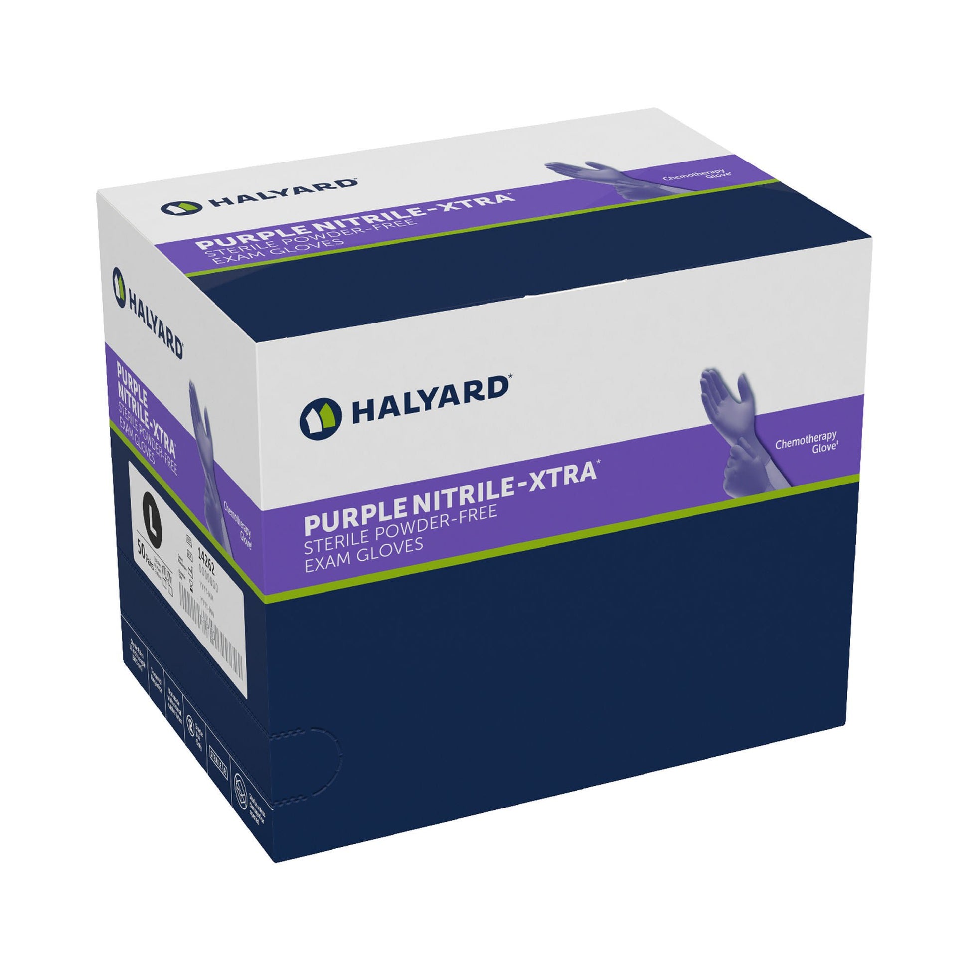 Purple Nitrile-Xtra™ Nitrile Exam Gloves, Purple - view 6
