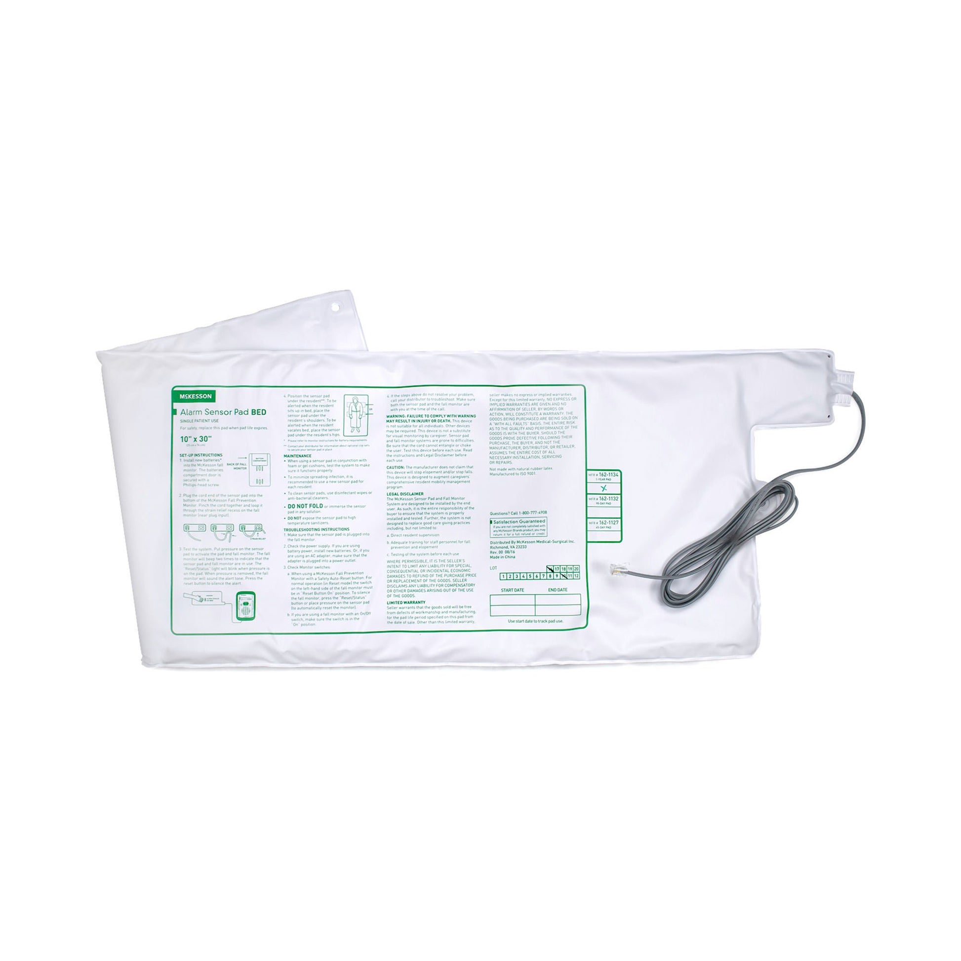 McKesson Bed Alarm Sensor Pad