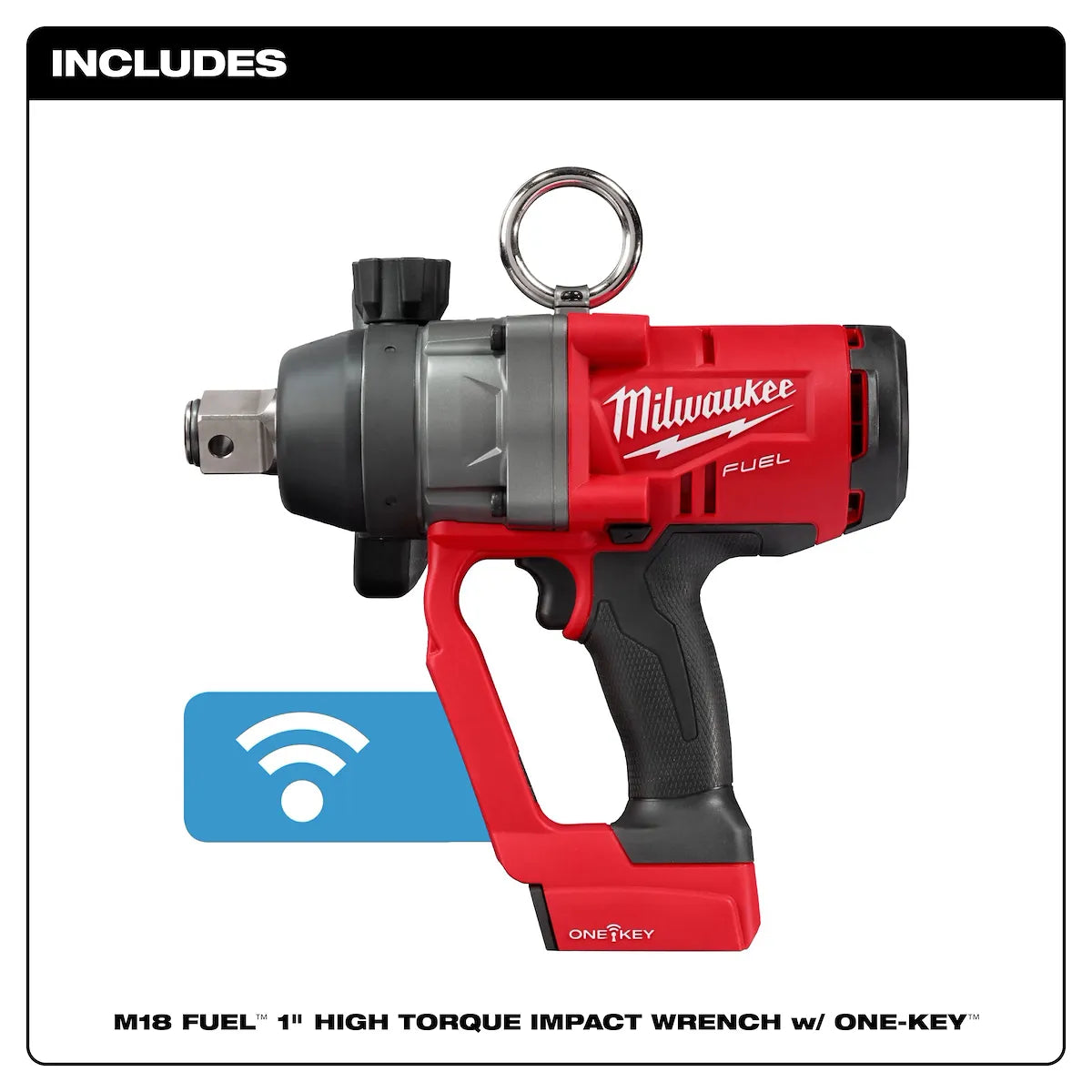 Milwaukee M18 FUEL 1" High Torque Impact Wrench w/ ONE-KEY 2867-20 | M18 Battery, POWERSTATE Brushless