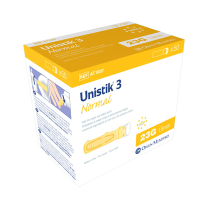 Unistik® 3 Normal Safety Lancet, 1.8 mm Depth