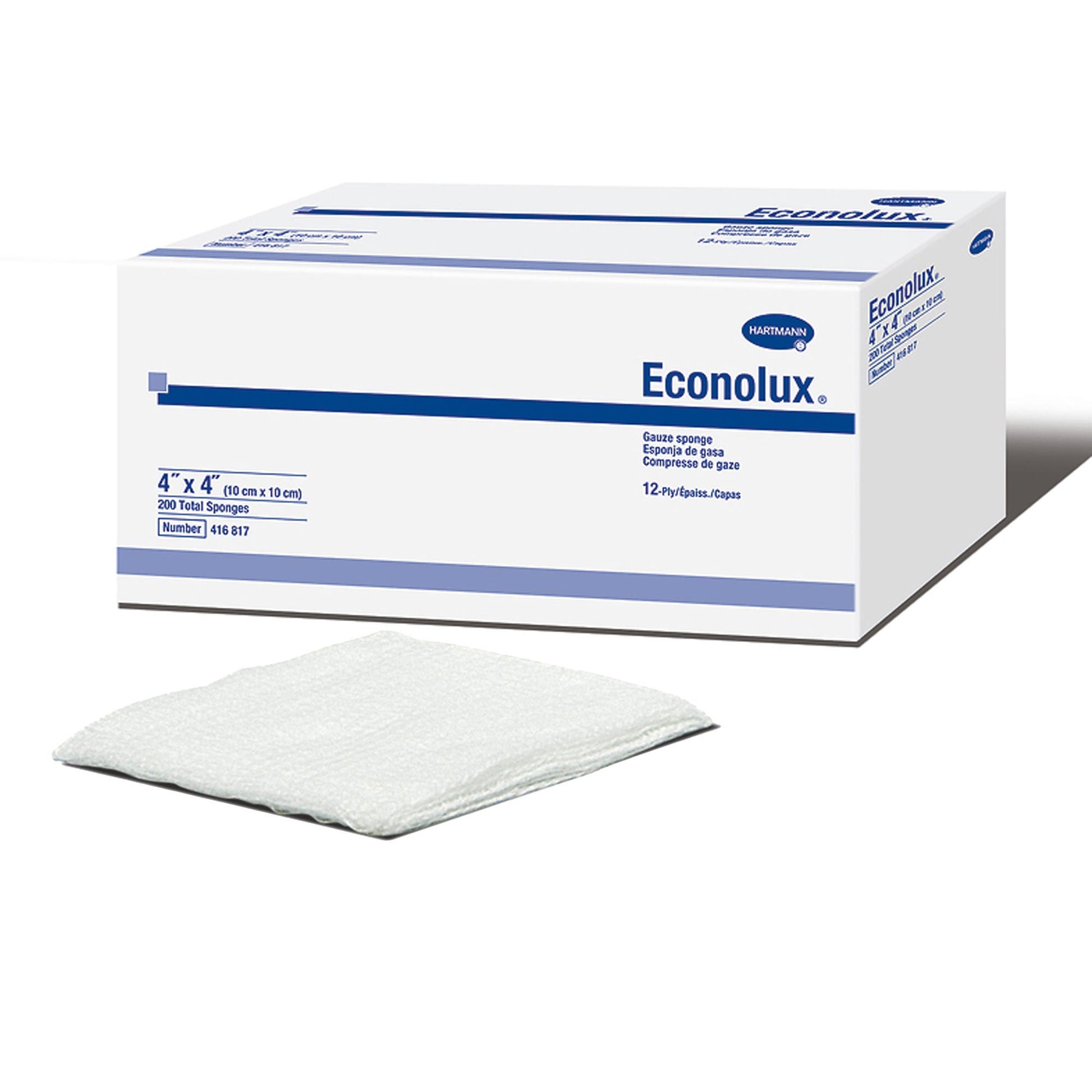 Econolux® Gauze Sponge, 12-Ply