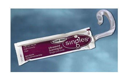 Clear Image Singles Ultrasound Gel High Viscosity 28 Gram Packet