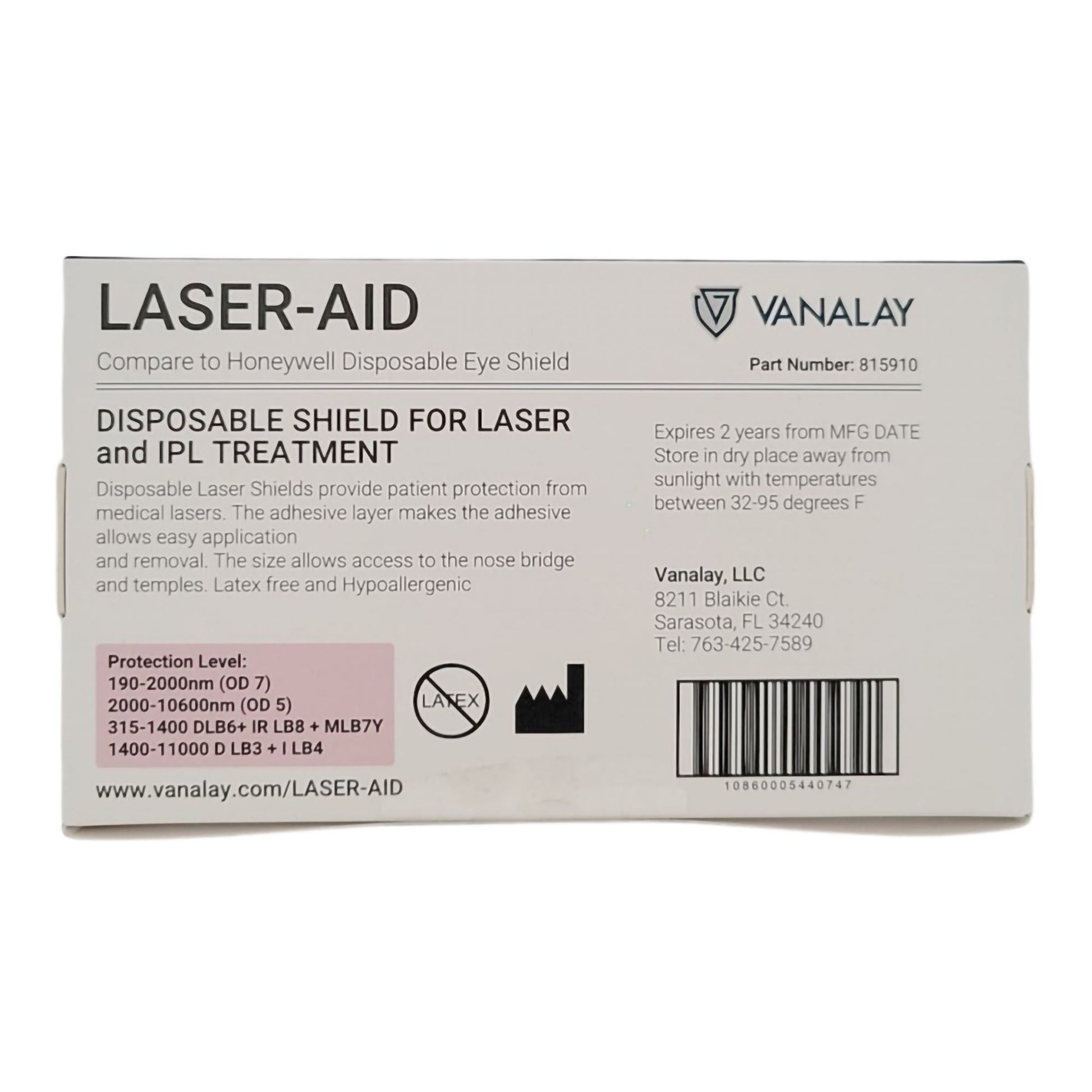 Laser Aid Laser Eye Protector Adhesive