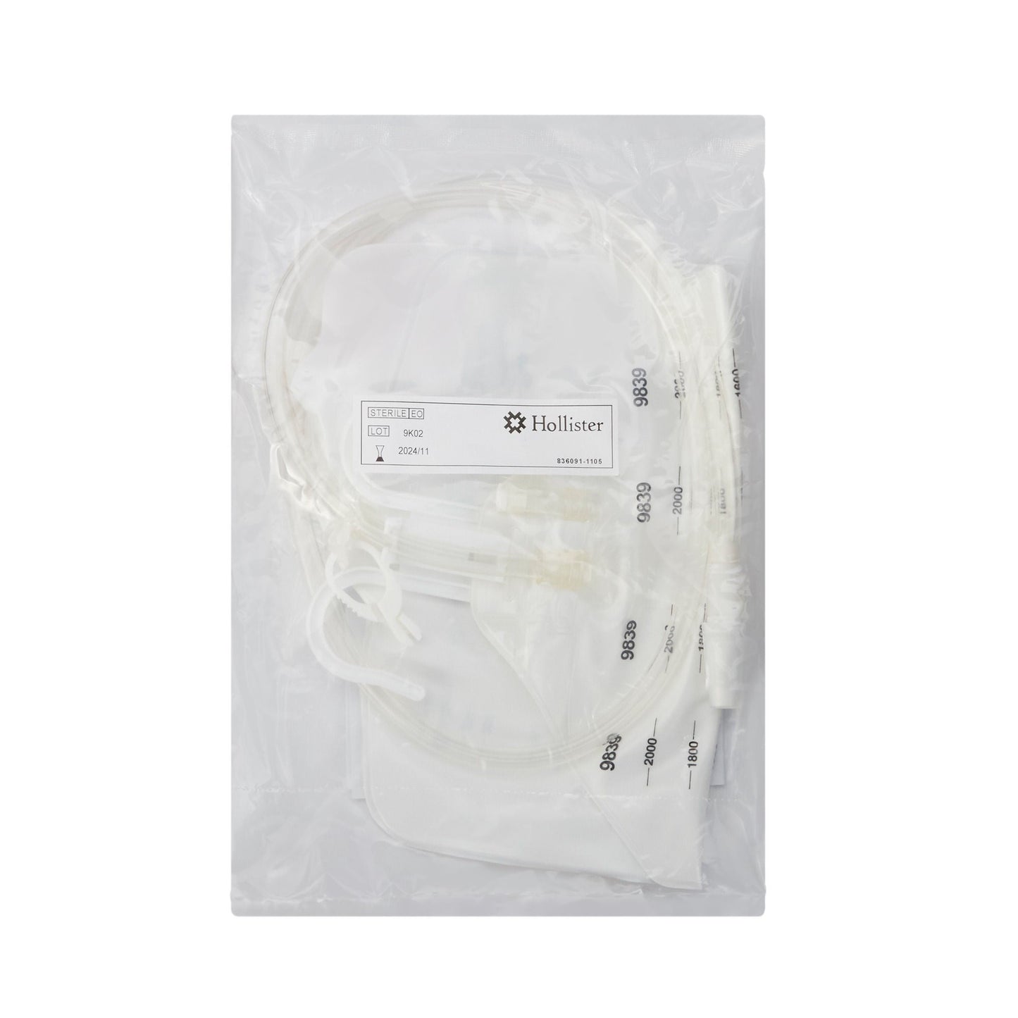 Hollister Urinary Drain Bag, Anti-Reflux, Vinyl